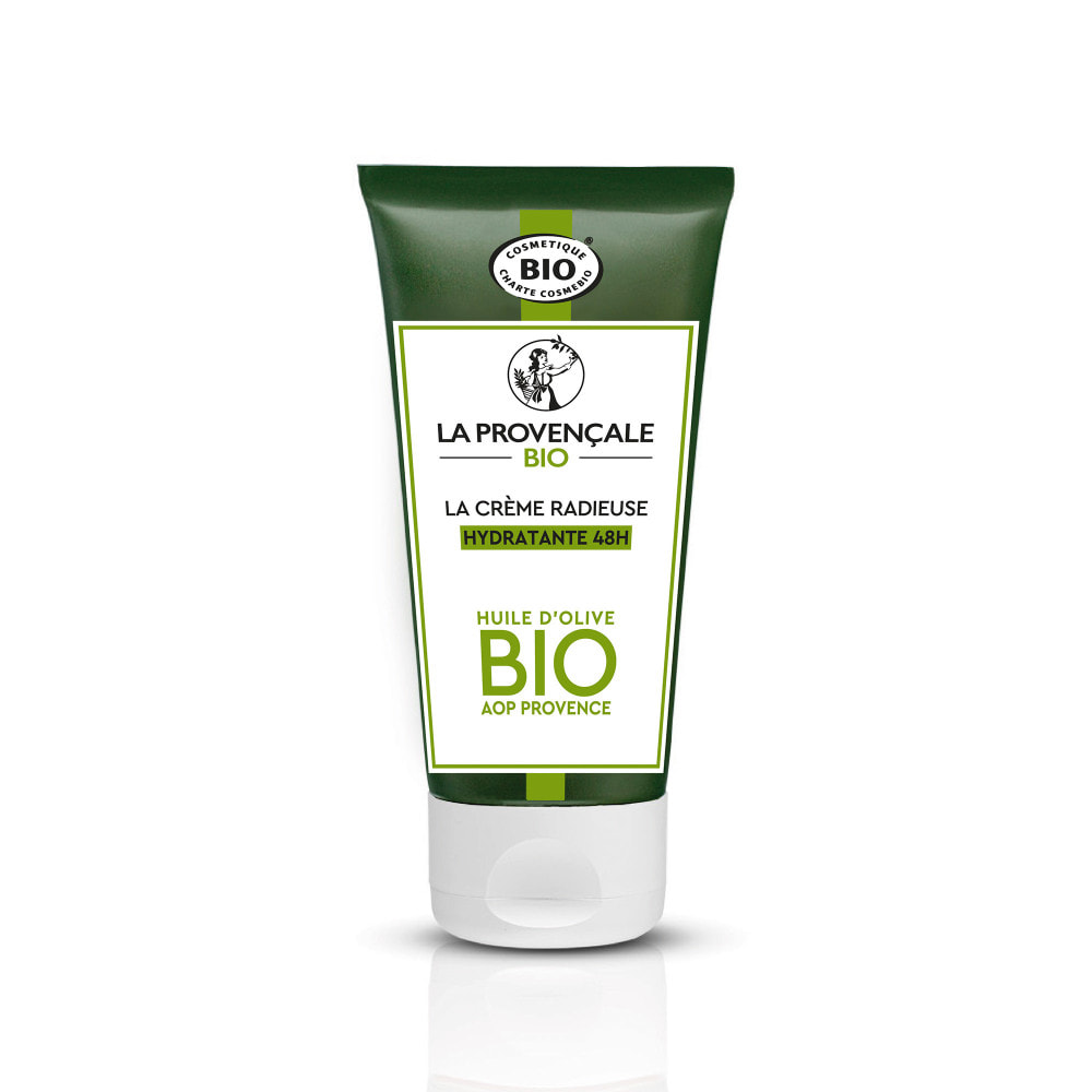 La Provençale - Crème Radieuse Booster d'Hydratation 48H Anti-dessèchement - Omégas d'Olive & Aloe Vera - Tous types de peaux -