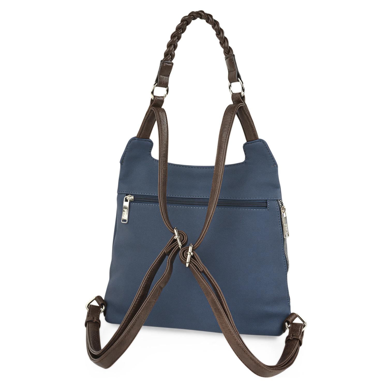 Bolso Mochila Mujer Lois Indiana Azul