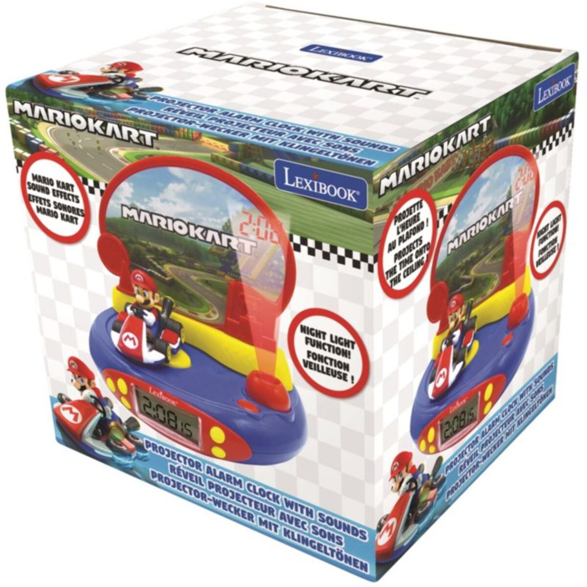 Réveil LEXIBOOK RP500UNI Projecteur Nintendo Mario Kart