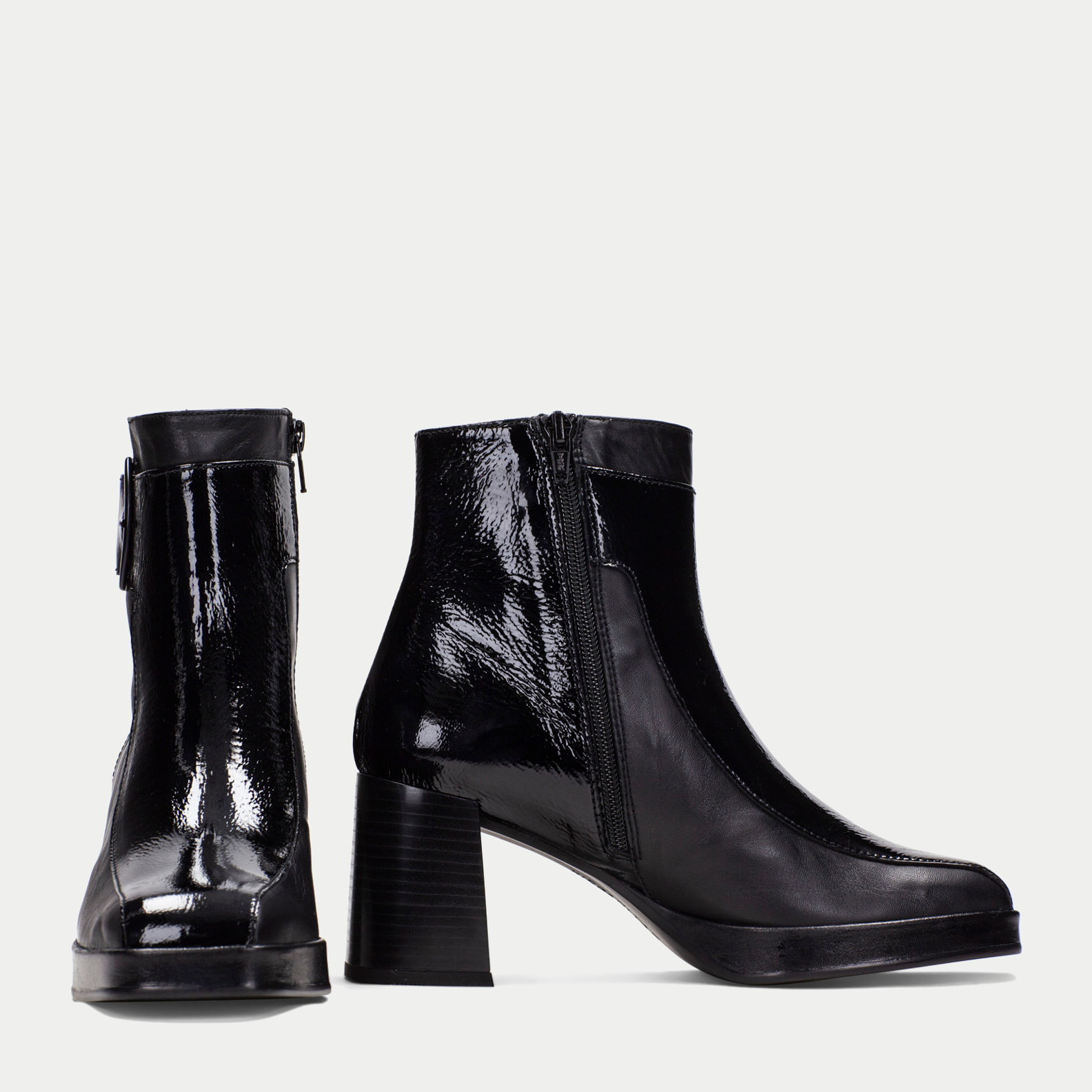 Botin Natalie Black 8 cm