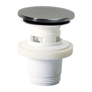 Bonde de lavabo Quick-clac WIRQUIN Inox