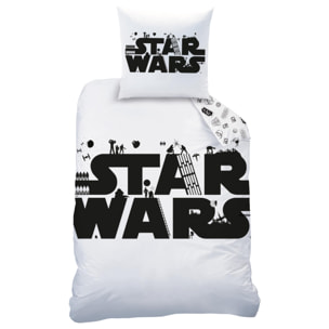 Parure de lit imprimée 100% coton, STAR WARS HOME TROUP