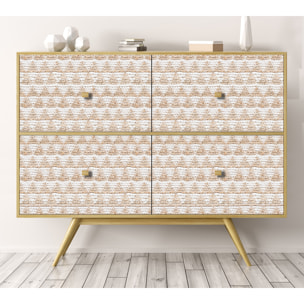 Stickers adhesivos de CERAMIKO - Triángulos Natural 65x100