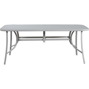 Table de jardin "Cordoba" - Phoenix - 8 places - Blanc