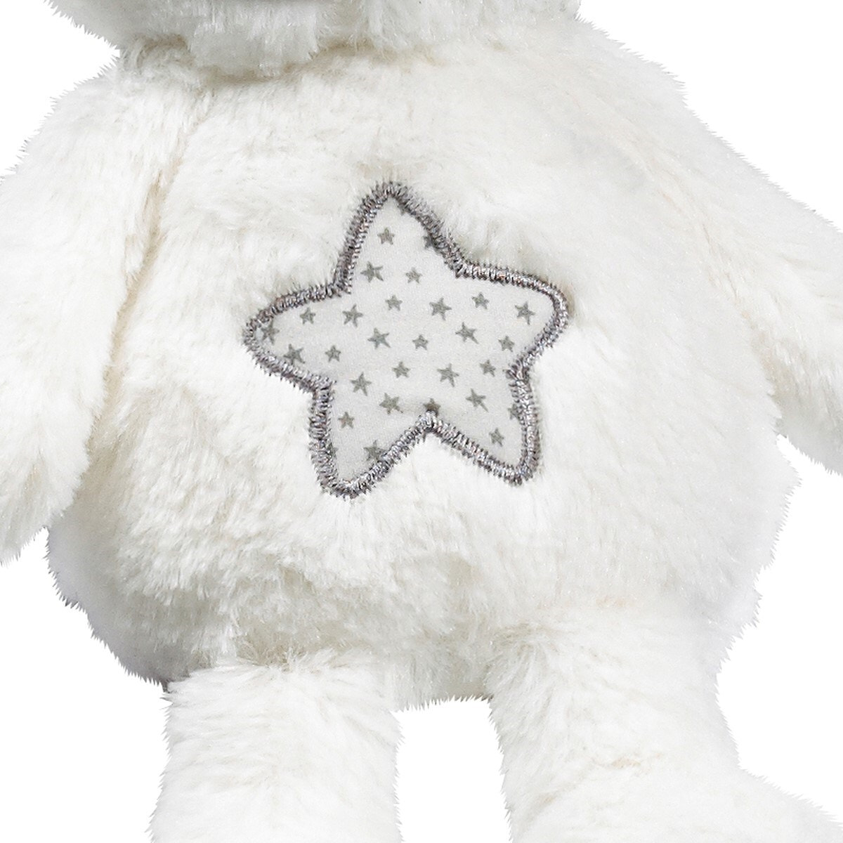 Doudou Ours en polyester blanc