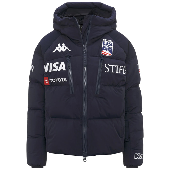 Kappa - Chaquetas Mujer Azul - 6Cento 668C Us