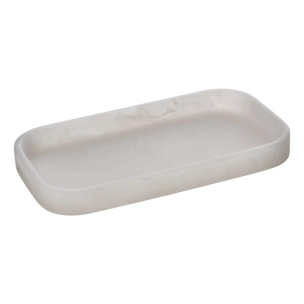 Plateau Cloudy 20,5 x 11,5 x 2,2 cm blanc