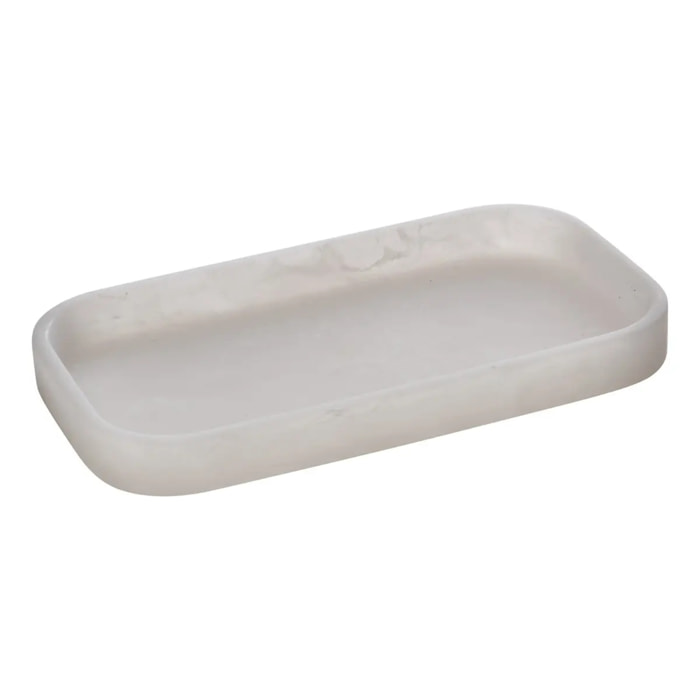 Plateau Cloudy 20,5 x 11,5 x 2,2 cm blanc