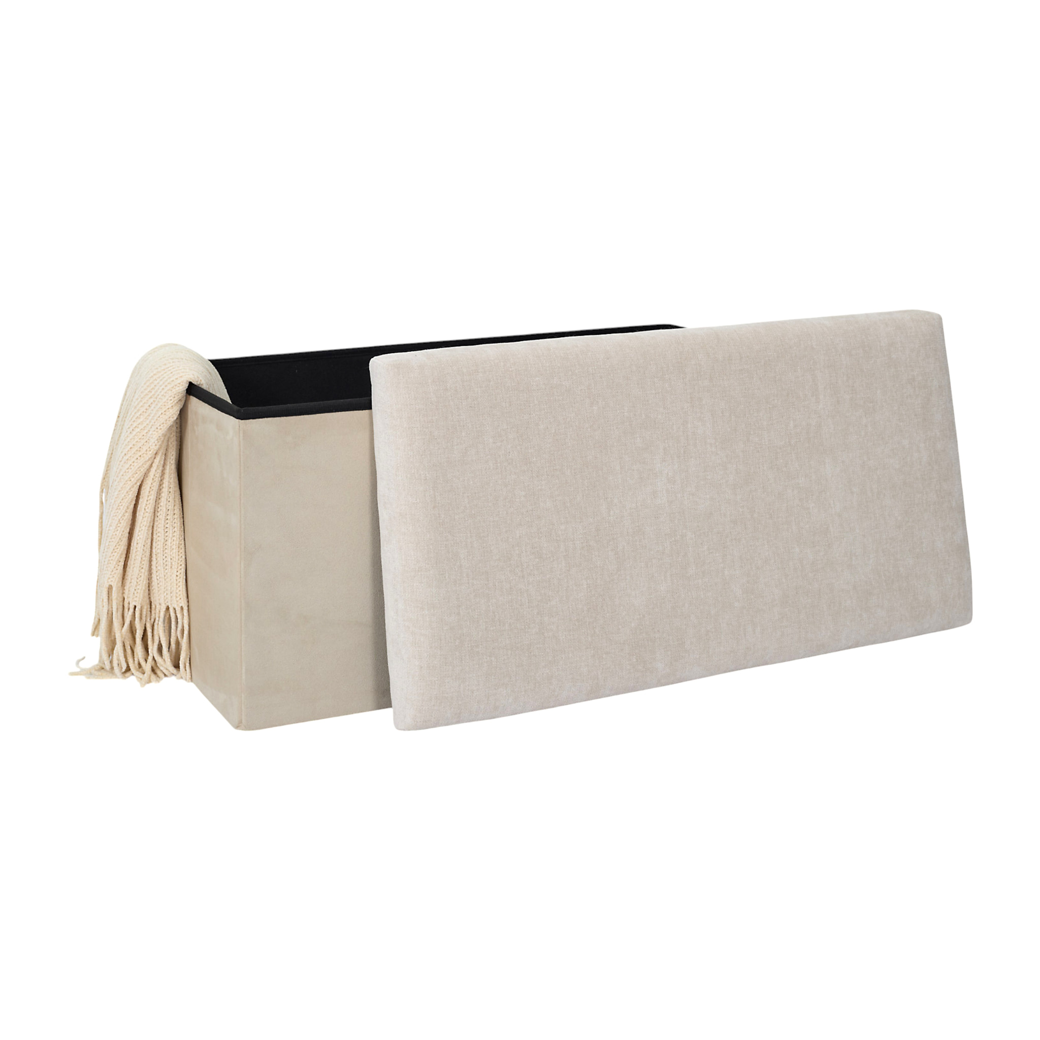 Coffre Banc Pliable Emilia Beige