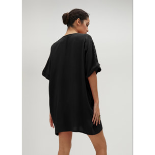 Vestito corto con strass