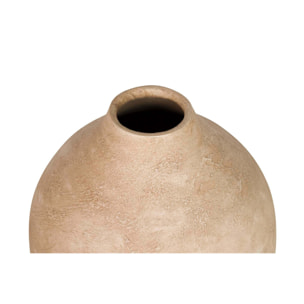 Florero Ceramica Beige 29x29x37 Cm