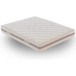 Materasso 120x200 Molle insacchettate e memory foam 9 Zone differenziate Altezza 22 cm