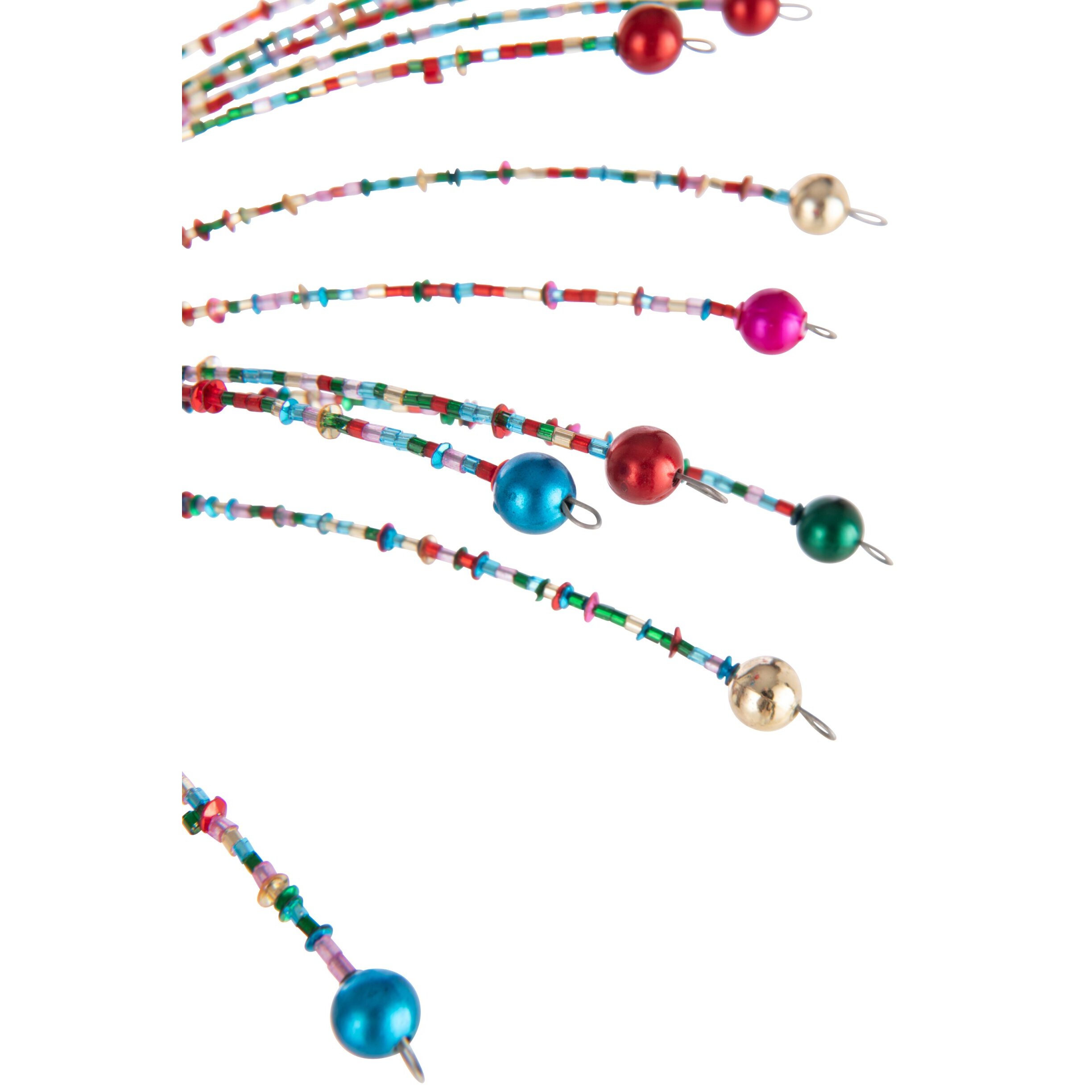 J-Line décoration Branche Perles - fer - mix