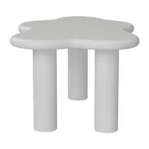 Clémentine – Table basse design en magnésie blanche