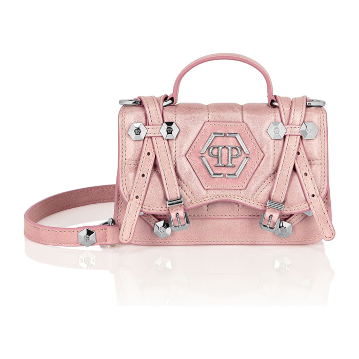 PHILIPP PLEIN Borsa con maniglie HEXAGON