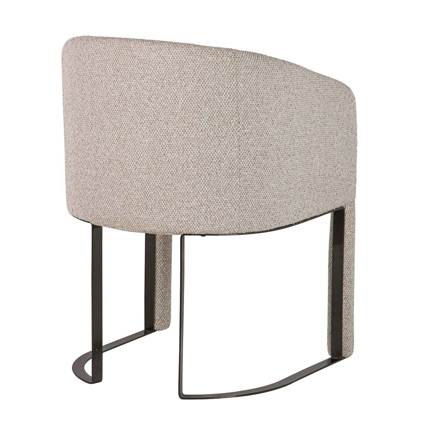 Butaca Chenilla Metal Dorado Tacoma 60x59x83 Cm