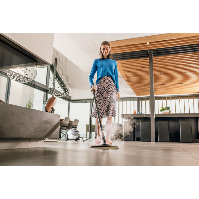 Nettoyeur vapeur Karcher SC 5 EF Iron Select Bath  - Pression 4.2 bar- Débit 50 g/min- Fer à repasser + accessoires salle de bain