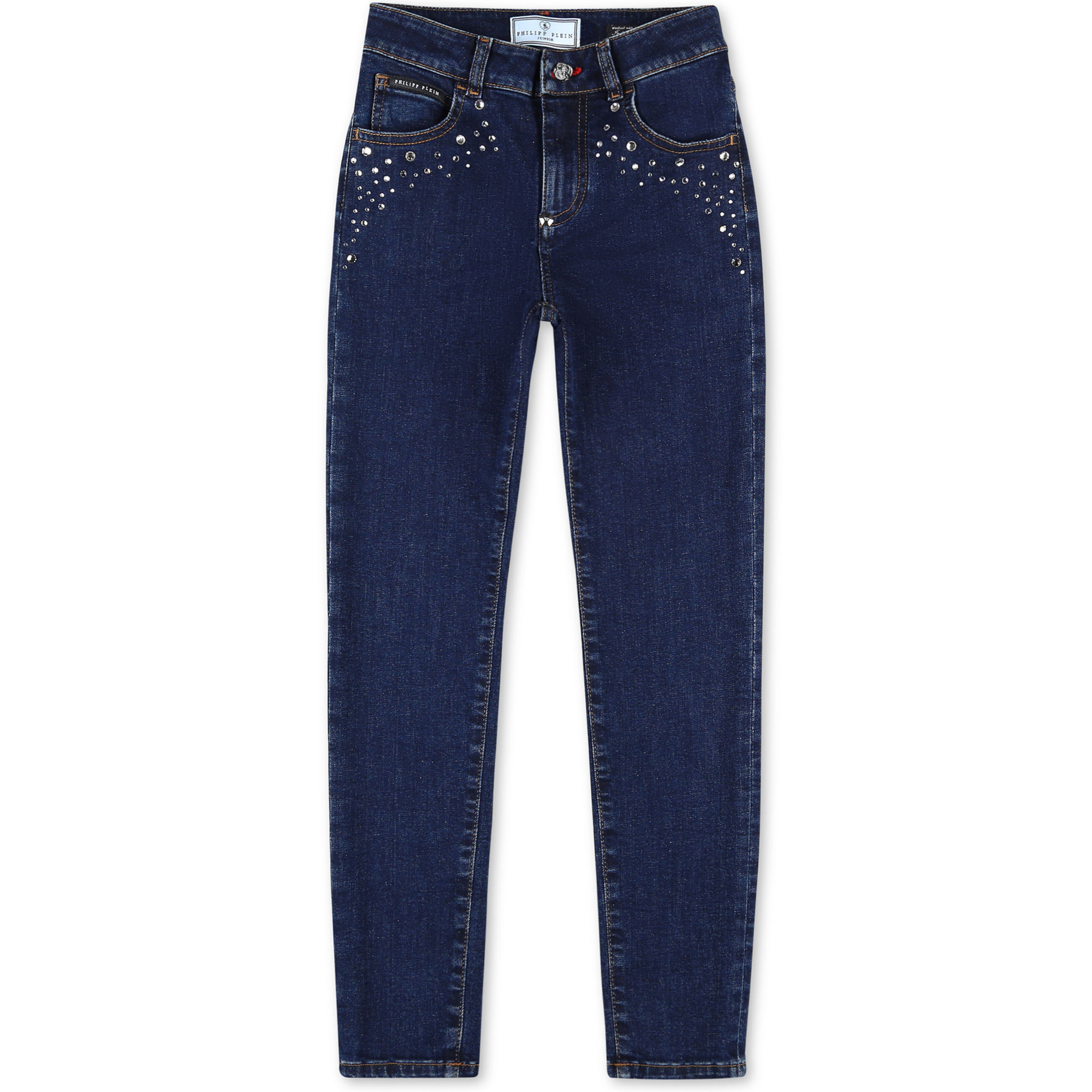 PHILIPP PLEIN Denim Trousers HEXAGON