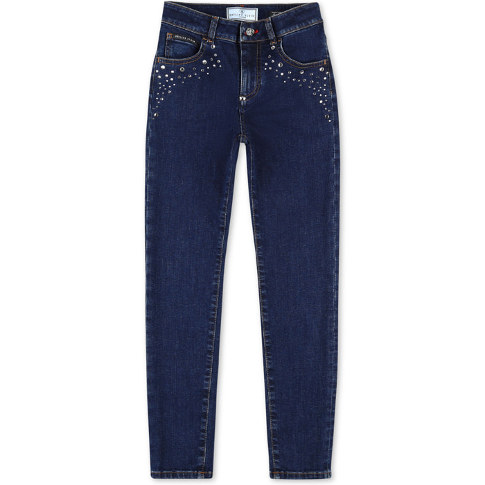 PHILIPP PLEIN Denim Trousers HEXAGON