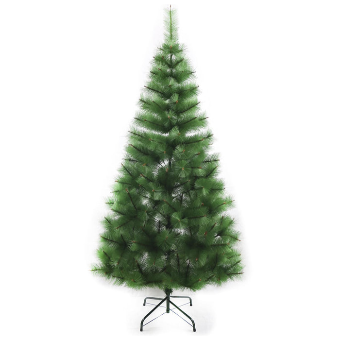 ARBOL NAVIDAD VERDE LISO 180CM