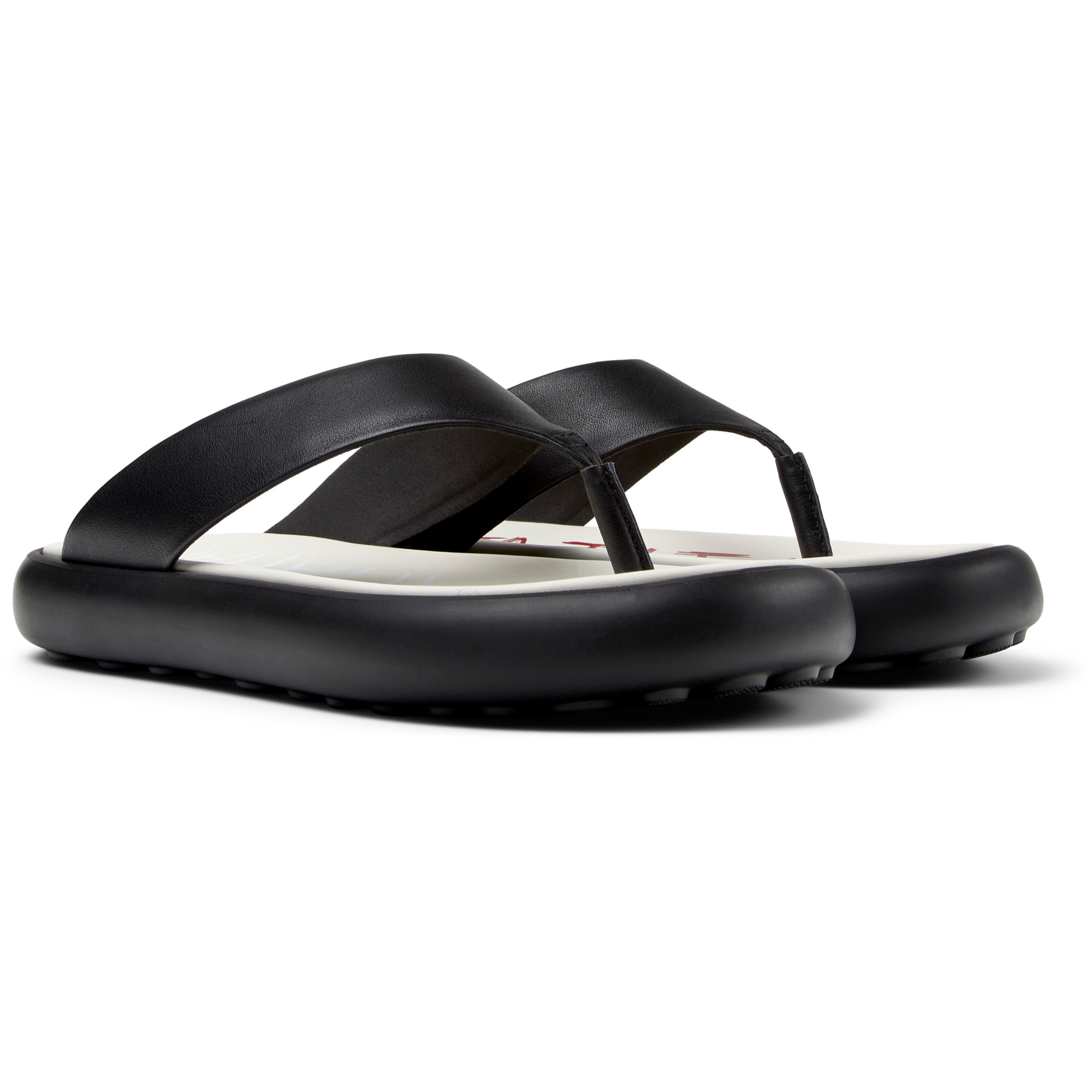 Sandali - CAMPER Pelotas Flota Sandal Twins - Nero - Pelle liscia