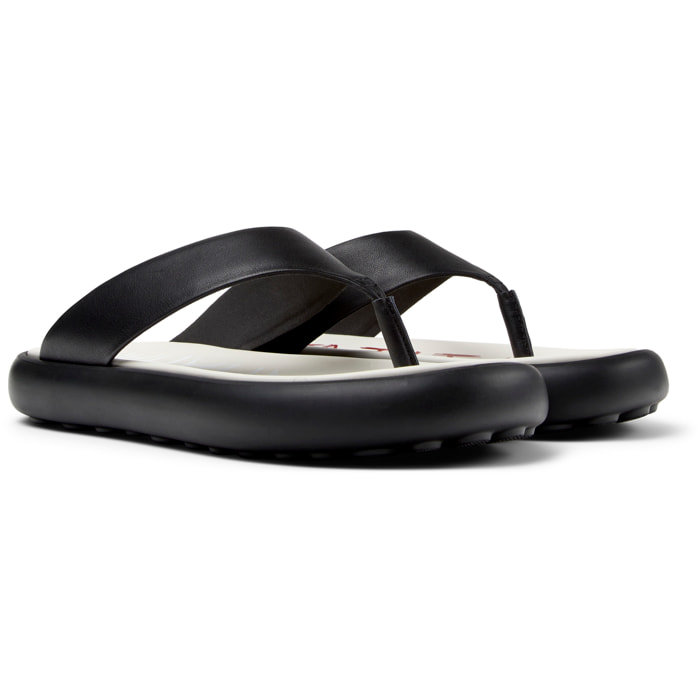 Sandali - CAMPER Pelotas Flota Sandal Twins - Nero - Pelle liscia