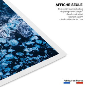 Affiche iceland diamond beach Affiche seule