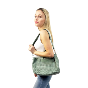 Borsa a mano Cheval Firenze Ocean Verde Salvia