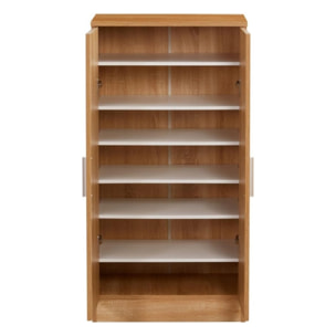 Cassettiera in legno 83x58x30 cm - rovere chiaro