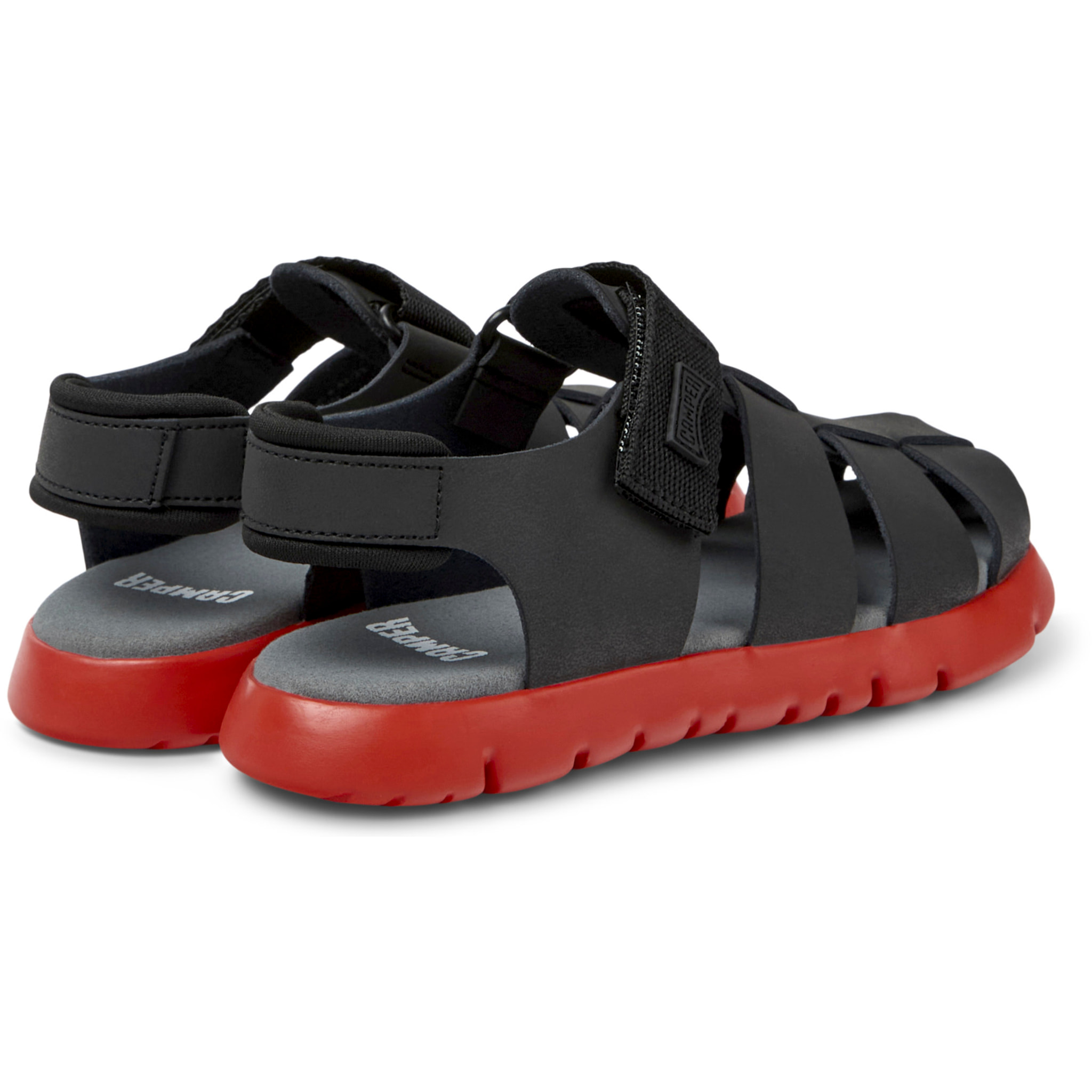 Sandalias - CAMPER Oruga - Negro - Piel de ante