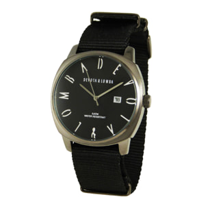 Reloj Devota & Lomba DL008MSPBK-01BLACK Mujer Analogico Cuarzo con Correa de Nylon