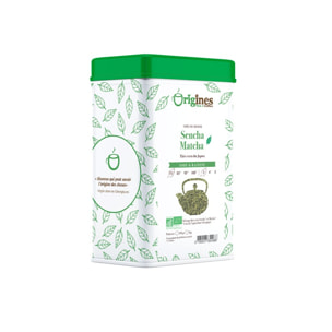 Sencha/Matcha - Thés verts Bio du Japon - Boîte Métal 100g