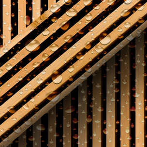 Rouleau revêtement adhésif vinyle au mètre - Sticker mural tête de lit - LATTES DE BOIS CONTEMPORAINES