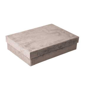 Scatola rett.velluto - Pezzi 2 - 30xH7,5x21,5cm - Bianchi Dino SpA