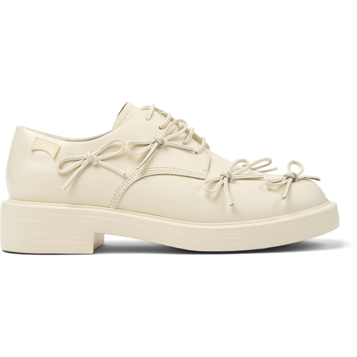 Zapatos de cordones - CAMPER Dean - Blanco - Cuero liso