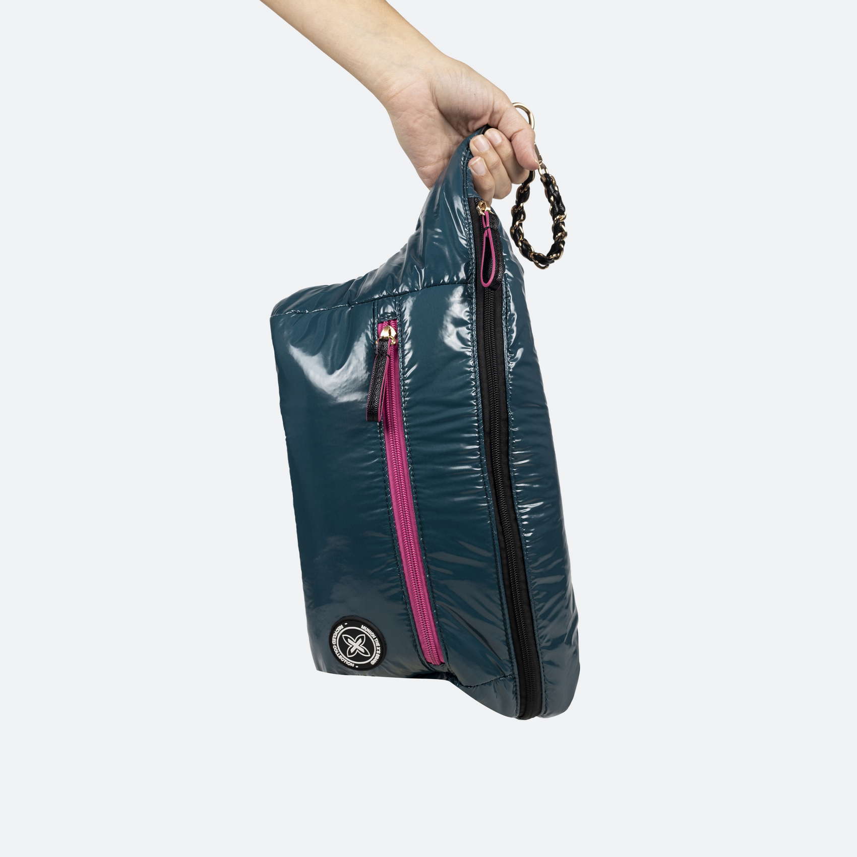 GLOSS RECYCLED FANNYPACK XL C/AQUA