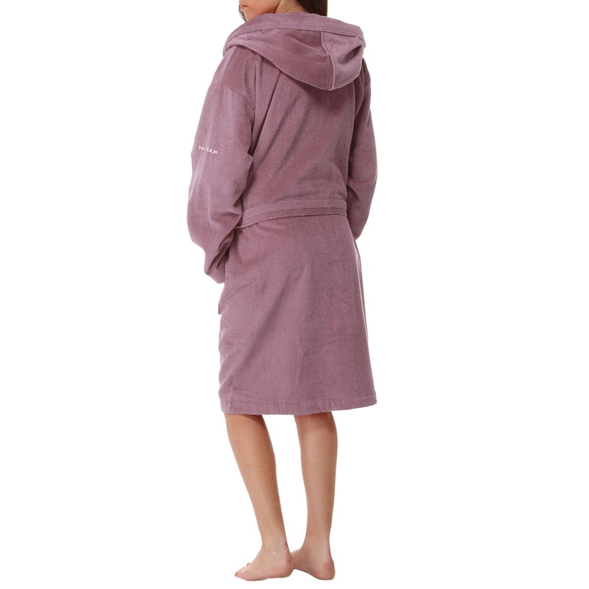 Peignor mixte CASUAL - coton 380 g/m2 mauve