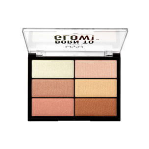 NYX Professional Makeup Palette Illuminatrice Born To Glow Highlighting Palette