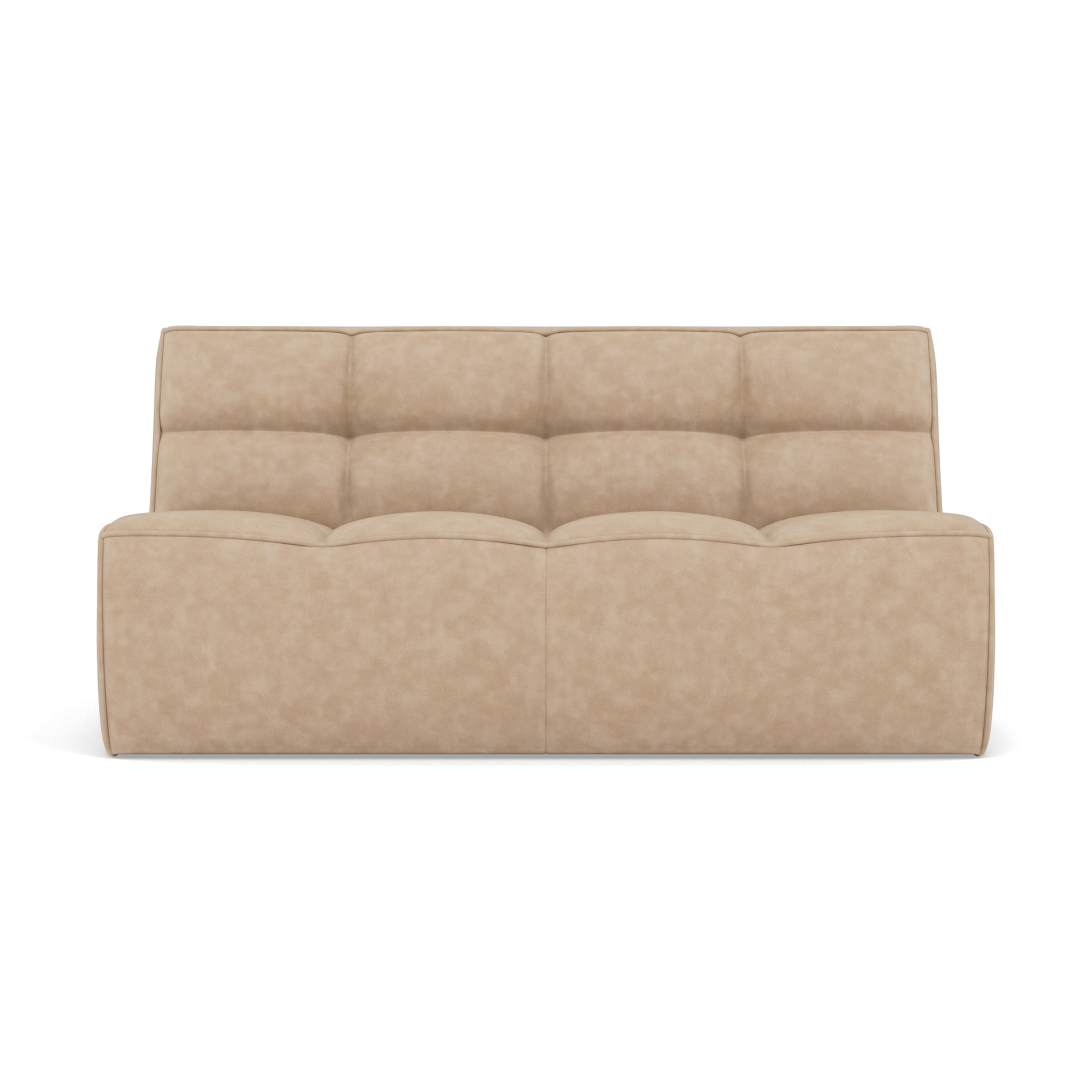 Alya - canapé 2 places en simili - Beige