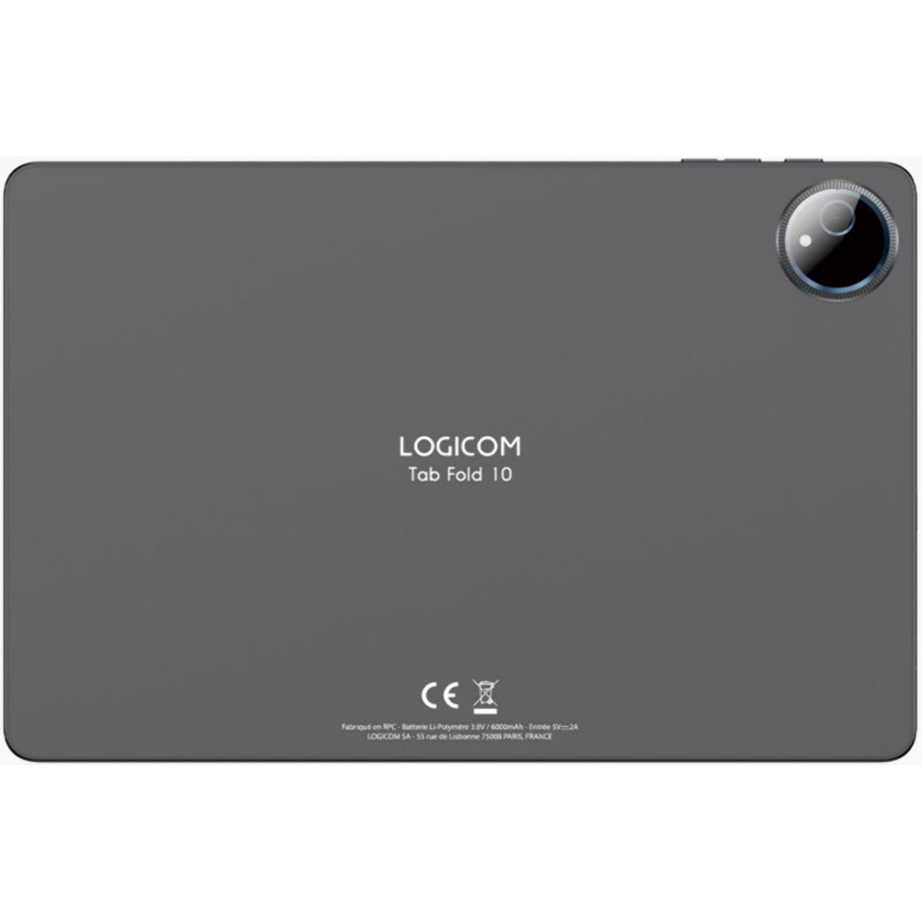 Tablette Android LOGICOM Tab Fold 10 Noir 128Go