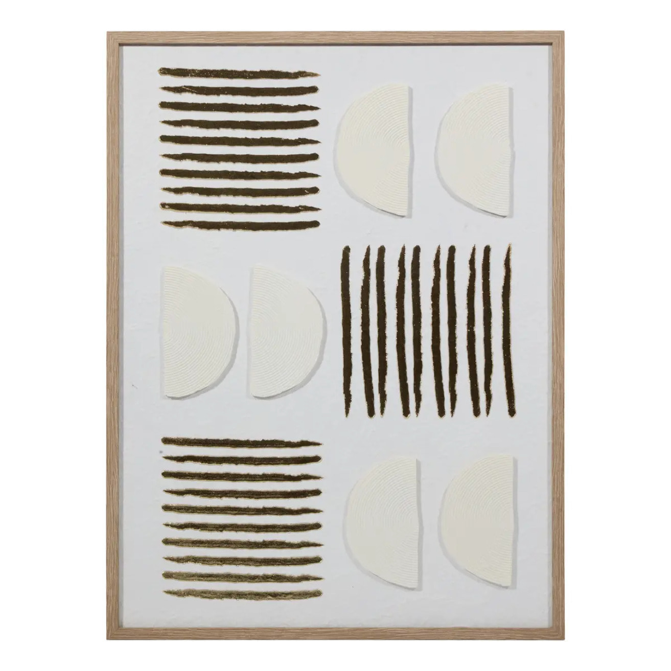 Toile 3D Nourane 45x60cm blanc
