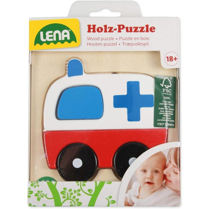 Puzzle in Legno - Ambulanza