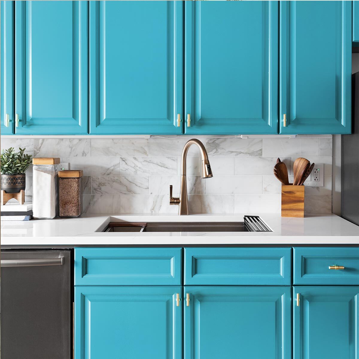 Rouleau adhésif décoratif Vinyle au Mètre - Bleu ciel - Sticker Lavable Imperméable Mur Cuisine Meubles