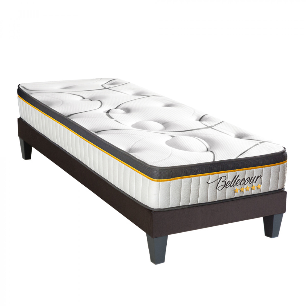 Ensemble Matelas Bellecour 2.0 avec sommier en bois