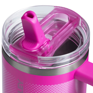 Botella de agua Isotermica - 0,59L - QUENCHER® PROTOUR FLIP STRAW TUMBLER - Violet Blossom Fade