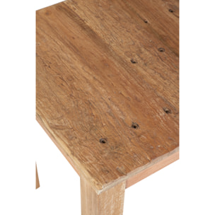 TELGEDE - TAVOLO PRANZO IN LEGNO DI RECUPERO - 4 PERSONE - misura 80X80X80