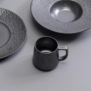 Mugs Cosmos noirs set de 4 Kare Design