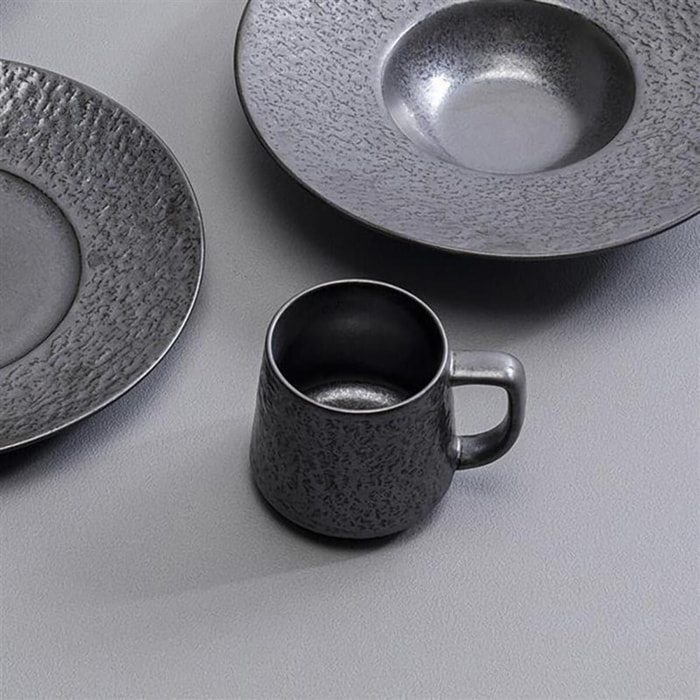 Mugs Cosmos noirs set de 4 Kare Design