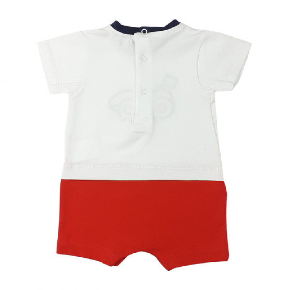 PAGLIACCETTO BICOLORE BIANCO ROSSO MACCHININA