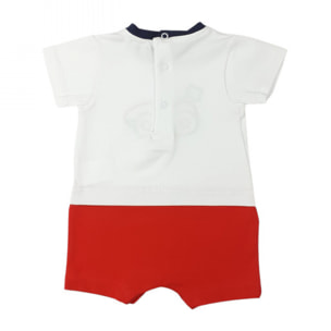 PAGLIACCETTO BICOLORE BIANCO ROSSO MACCHININA